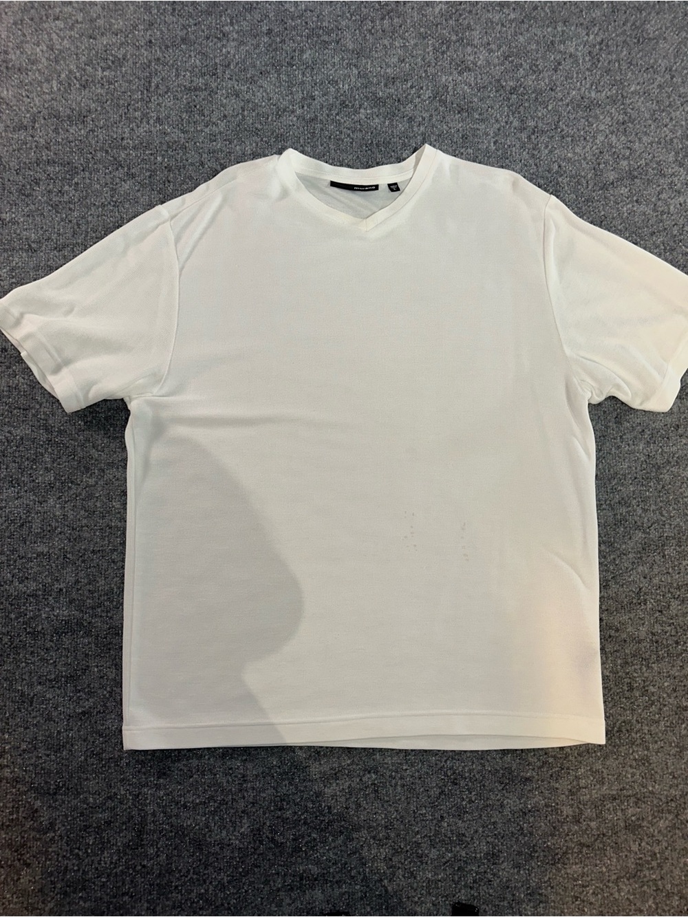 Murano Men's White V-Neck Short Sleeve Shirt - Classic Everyday Tee